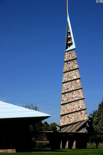 Bell tower of First Christian Church. Phoenix, AZ.