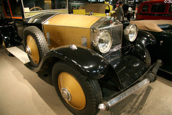 Rolls Royce Phantom I (1927) originally owned by Aly Khan of Nepal at Forney Museum. Denver, CO.