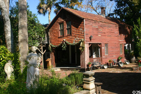 Carpenter's House (c1899-1909) at Old St. Augustine Village. St Augustine, FL.