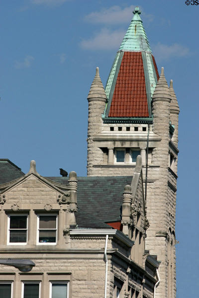 Tower of Louisville Medical College. Louisville, KY.