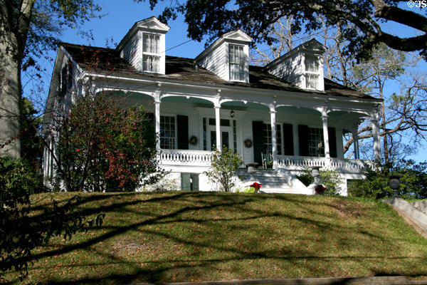 Myrtle Bank House (1835; 1870s) (408 Pearl St.). Natchez, MS. On National Register.