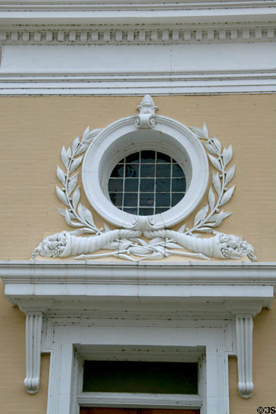 Detail of Vicksburg City Hall. Vicksburg, MS.