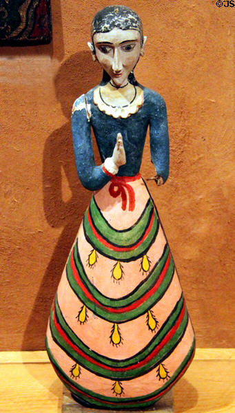 Our Lady of Immaculate Conception bulto (1840) by Arroyo Hondo Santero at Hacienda de los Martinez. Taos, NM.