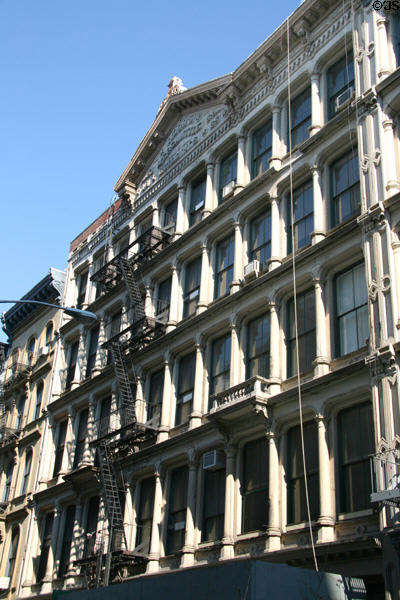 Wood's Mercantile Buildings (1865) (46-50 White St.). New York, NY. Style: Italianate.
