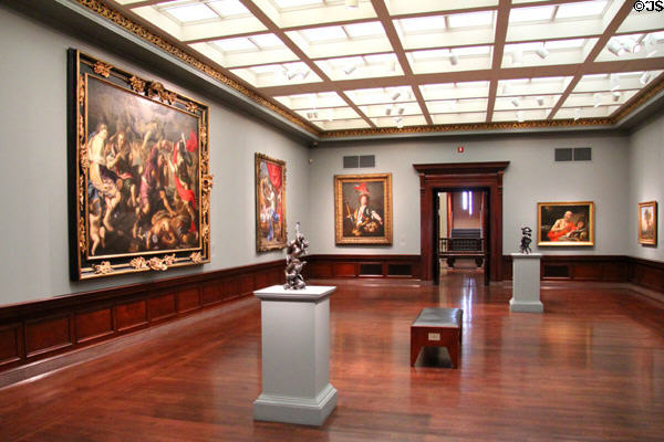 Gallery of paintings at Cincinnati Art Museum. Cincinnati, OH.