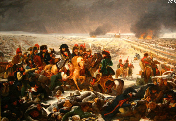Napoleon on the Battlefield of Eylau painting (1807) by Baron Antoine-Jean Gros at Toledo Museum of Art. Toledo, OH.