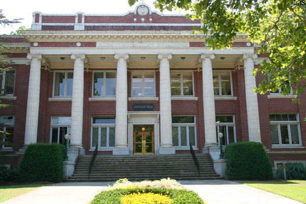 Johnson Hall Administration Building (1915) of University of Oregon. Eugene, OR. Architect: William C. Knighton. On National Register.