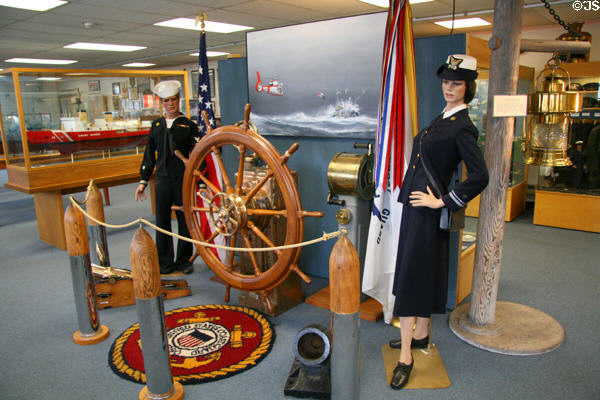 Interior view of Coast Guard Museum Northwest. Seattle, WA.