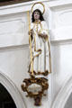 Statue of St Philip, Apostle, at St Aegidius parish church. Gmund am Tegernsee, Germany
