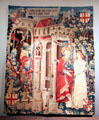 Deliverance of St Peter tapestry from Tournai? at Cluny Museum. Paris, France.