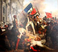 Combat at Paris City Hall on July 28, 1830 painting by Victor Schnetz at Petit Palace Museum. Paris, France