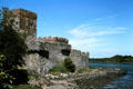 Doe Castle on inlet of Sheephaven Bay. Ireland.
