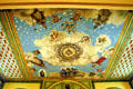 Ceiling fresco with Bishop saints in Santa Clara de Asis Mission. San Jose, CA