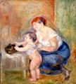 Mother & Child painting by Pierre-Auguste Renoir at Legion of Honor Museum. San Francisco, CA.