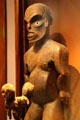 Wooden poison god from Hau'ula, Oahu at Bishop Museum. Honolulu, HI.