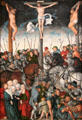 The Crucifixion paintings by Lucas Cranach the Elder at Art Institute of Chicago. Chicago, IL.