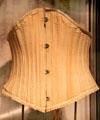Woman's corset stiffed by whale baleen at New Bedford Whaling Museum. New Bedford, MA.