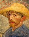 Self-portrait by Vincent van Gogh at Detroit Institute of Arts. Detroit, MI.