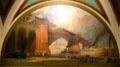 Artery of Trade mural by Frank Nuderscher at Missouri State Capitol. Jefferson City, MO.