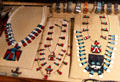 Indian jewelry in shop at Wheelwright Museum of the American Indian. Santa Fe, NM