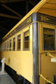Virginia & Truckee Railroad passenger car #4 at Nevada State Railroad Museum. Carson City, NV