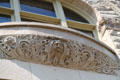 Window surround carvings by William Whyte & John Clifford at Fort Piqua Plaza. Piqua, OH