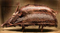 Basketry figure of wild pig from Sepik River region of Papua New Guinea at San Antonio Museum of Art. San Antonio, TX