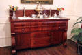 Sideboard with silver at Fort House. Waco, TX.