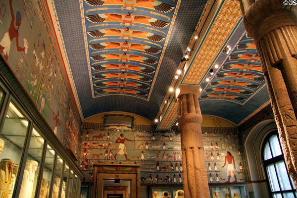 Gallery of Egyptian Antiquities at Kunsthistorisches Museum. Vienna, Austria.