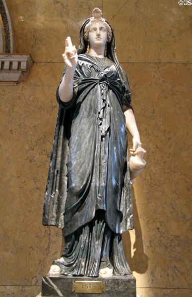 Roman sculpture after Greek original of Isis (2ndC BCE) at Kunsthistorisches Museum. Vienna, Austria.
