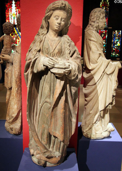 St Martha statue (c1460-70) from St Stephan of Vienna at Historical Museum of City of Vienna. Vienna, Austria.