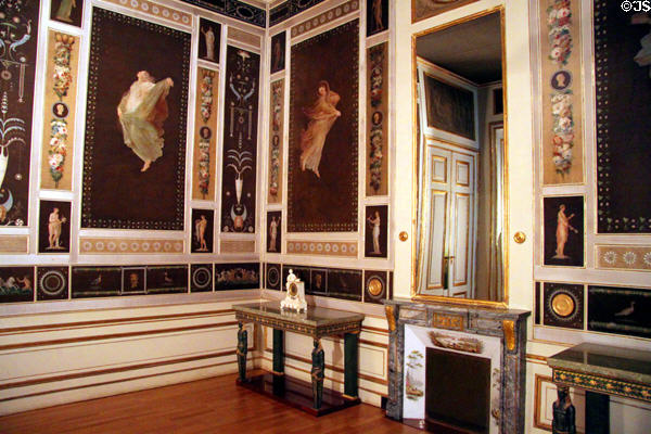 Pompeii Salon from Palais Caprara-Geymüller (c1800) at Historical Museum of City of Vienna. Vienna, Austria.