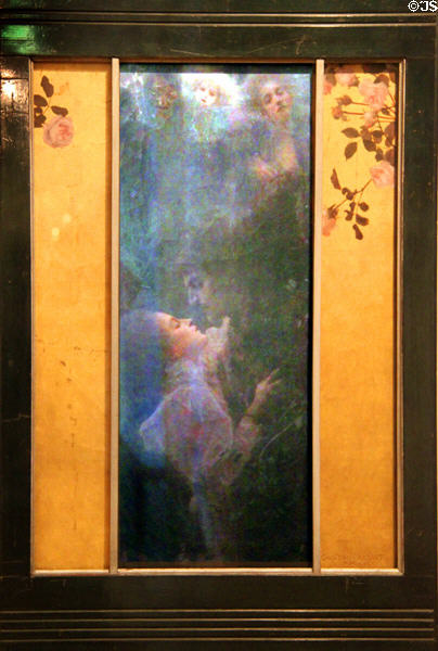 Painting of Love (1895) by Gustav Klimt at Historical Museum of City of Vienna. Vienna, Austria.
