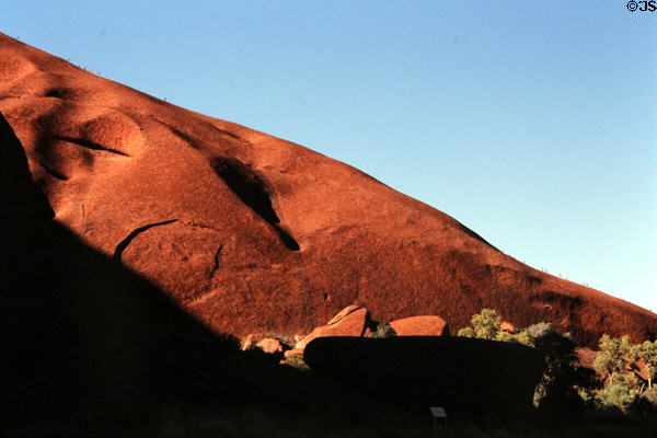 Slopes of Uluru (aka Ayers Rock). Australia.