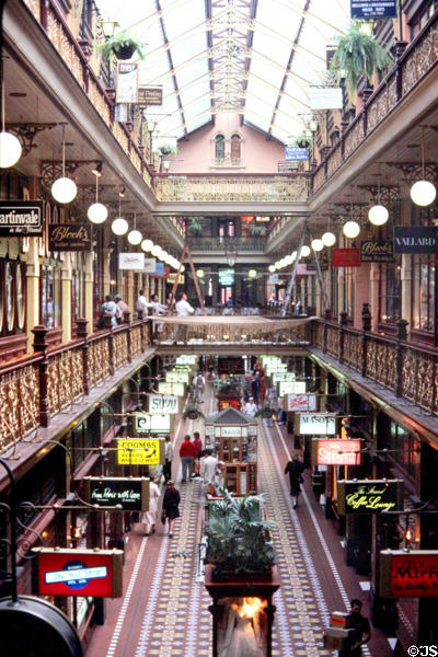 A Victorian shopping arcade. Sydney, Australia.