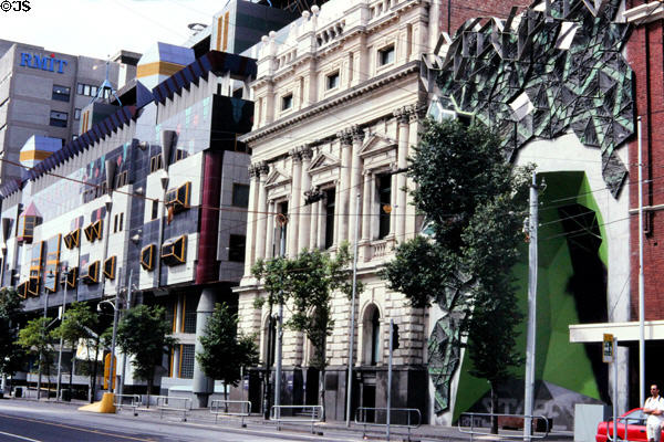 Royal Melbourne Institute of Technology on Swanston & Latobe Streets. Melbourne, Australia.