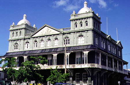 Barbados Insurance Society Building on Lower Broad Street. Bridgetown, Barbados.