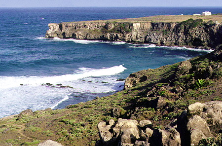 Ragged Point from East Point Lighthouse. Barbados.