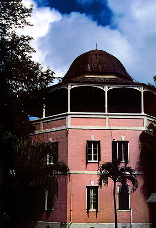 Octagonal Nassau Public Library & Museum (1798-9) was once jail. Nassau, The Bahamas.