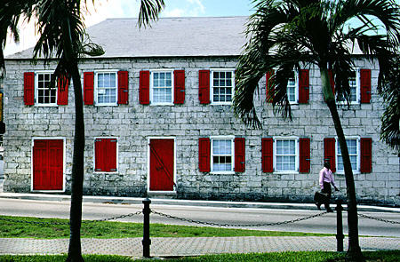 Magna Carta Court (1780s) at Parliament & Shirley Streets. Nassau, The Bahamas.