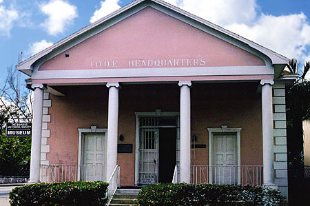 IODE Hall (early 20th c), now home of Bahamas Historical Society museum. Nassau, The Bahamas.