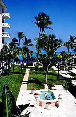 Palms of Nassau Beach Hotel on Cable Beach. The Bahamas.