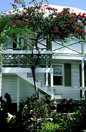 Miss Lena's house on Murray Street in Harbour Island. The Bahamas.