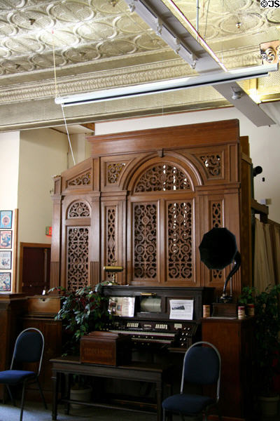 Pipe organ at Revelstoke Nickelodeon Museum. Revelstoke, BC.