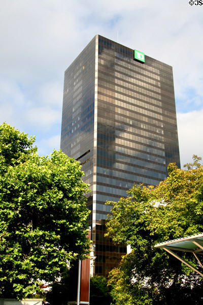 Toronto Dominion Tower (1972) (30 floors) (700 West Georgia St.). Vancouver, BC. Architect: Cesar Pelli of Gruen Assoc..