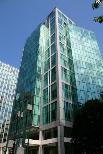 Douglas Jung Building (Government of Canada) (2002) (19 floors) (401 Burrard St.). Vancouver, BC. Architect: Alan Endall of Architectura & Stantec Architecture.