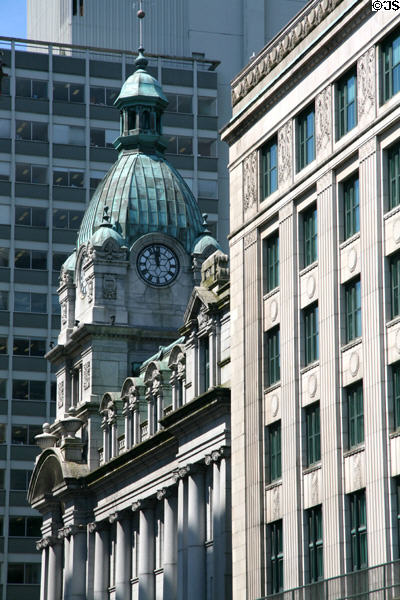 Old Post Office & Federal Building (1937) (8 floors) (715 West Hastings St.). Vancouver, BC. Architect: Henriquez Partners Architects.