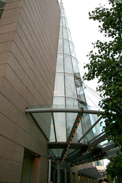 Entrance of Centre in Vancouver For Performing Arts. Vancouver, BC.