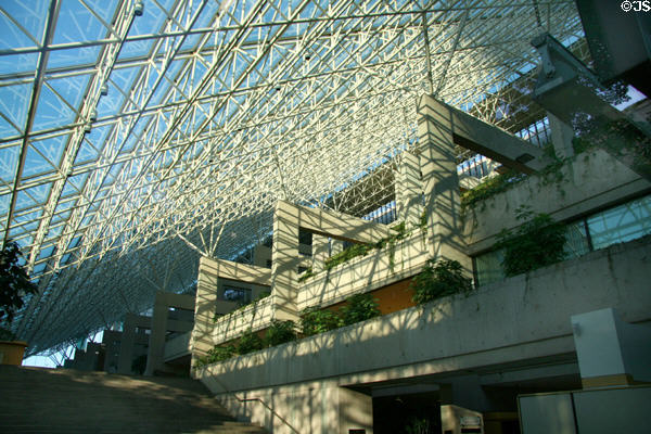 Interior of BC Provincial Law Courts. Vancouver, BC.
