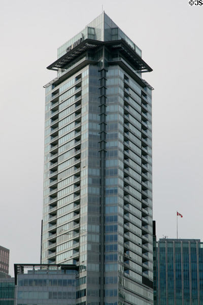Shaw Tower (2004) (41 floors) (1067-1077 West Cordova St.). Vancouver, BC. Architect: James KM Cheng Architects.